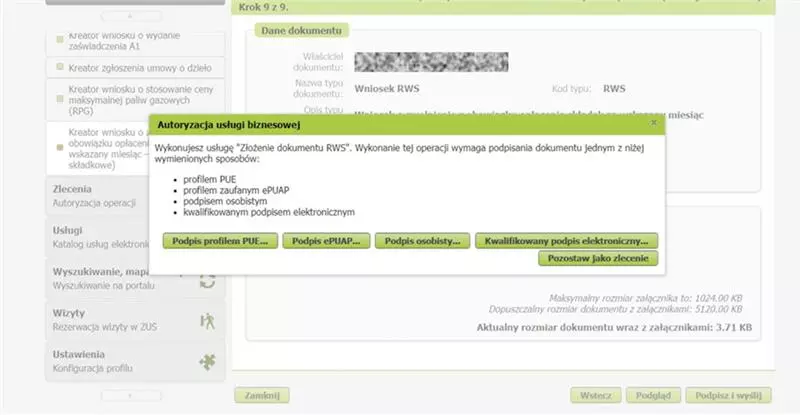 instrukcja zwolnienie z zus 15