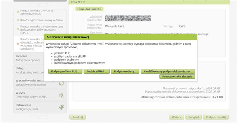 instrukcja zwolnienie z zus 15